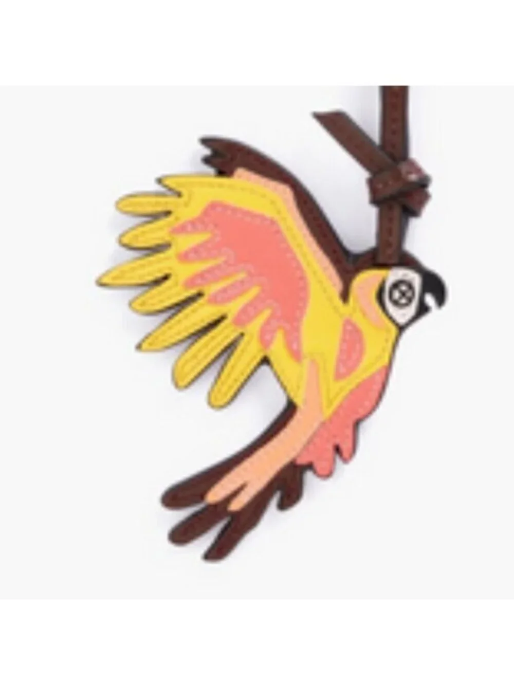 Zimmermann Leather parrot keychain